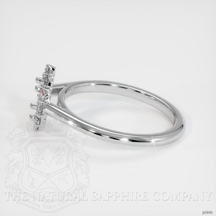 10K White Gold Halo Ring Setting
