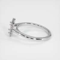 18K White Gold Halo Ring Setting Image