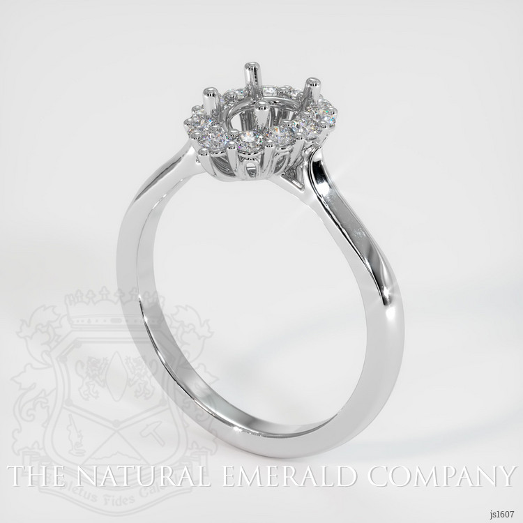 Platinum 950 Antique Style Ring Setting