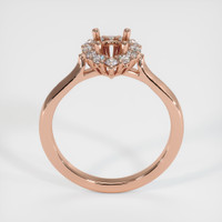 14K Rose Gold Antique Style Ring Setting Image