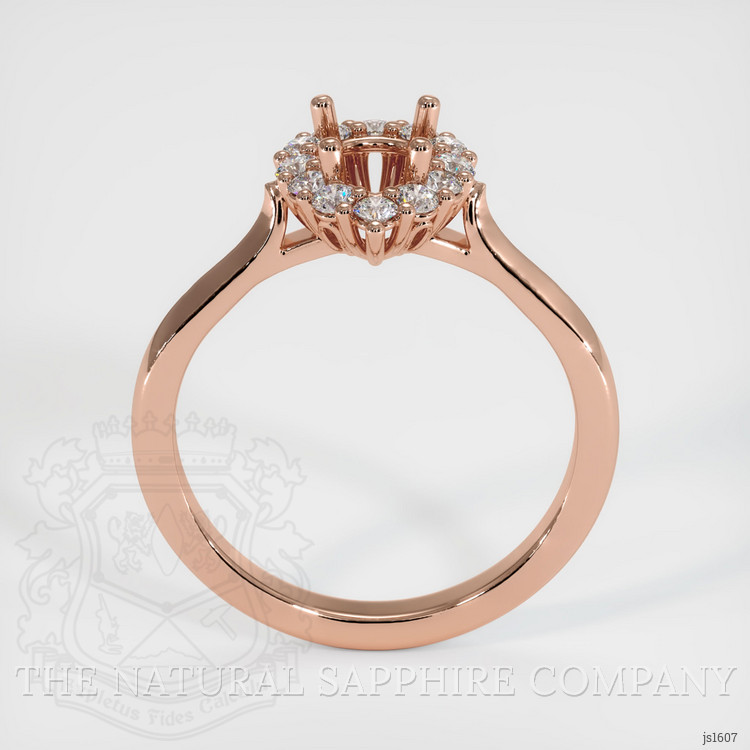 14K Rose Gold Antique Style Ring Setting