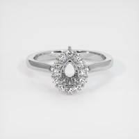 Silver Antique Style Ring Setting Image