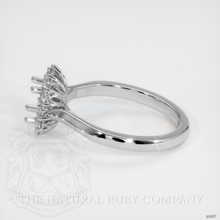 14K White Gold Antique Style Ring Setting