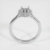 18K White Gold Antique Style Ring Setting Image