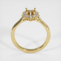 10K Yellow Gold Antique Style Ring Setting Image