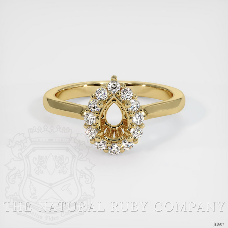 14K Yellow Gold Antique Style Ring Setting