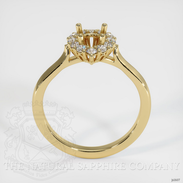 14K Yellow Gold Antique Style Ring Setting