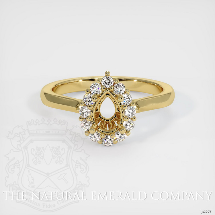 18K Yellow Gold Antique Style Ring Setting