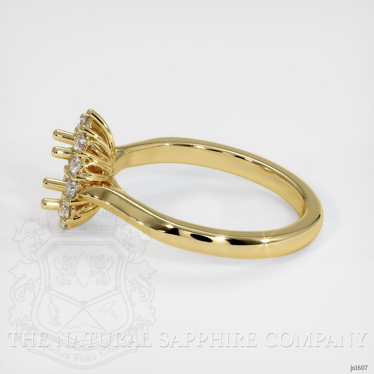 18K Yellow Gold Antique Style Ring Setting