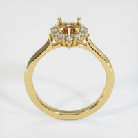 18K Yellow Gold Antique Style Ring Setting Image