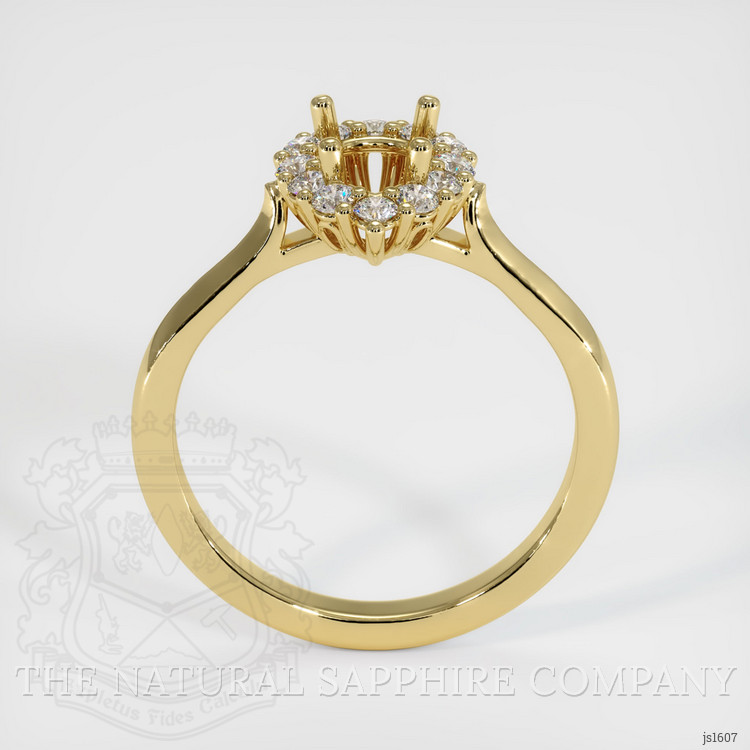 18K Yellow Gold Antique Style Ring Setting