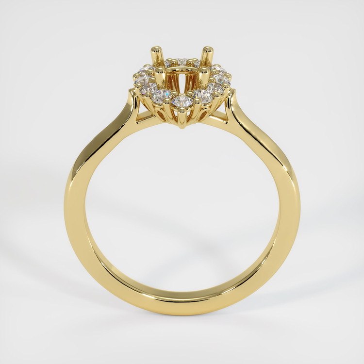 18K Yellow Gold Antique Style Ring Setting