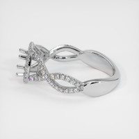 18K White Gold Pave Ring Setting Image