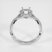 18K White Gold Pave Ring Setting Image