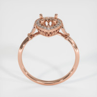 14K Rose Gold Antique Style Ring Setting Image