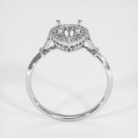 18K White Gold Antique Style Ring Setting Image