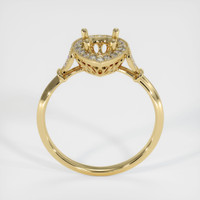 14K Yellow Gold Antique Style Ring Setting Image