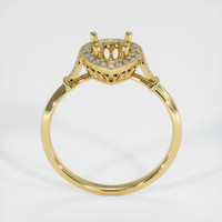 18K Yellow Gold Antique Style Ring Setting Image