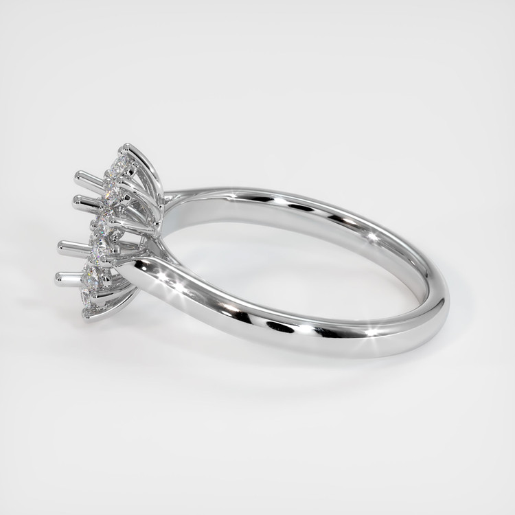 Platinum 950 Antique Style Ring Setting