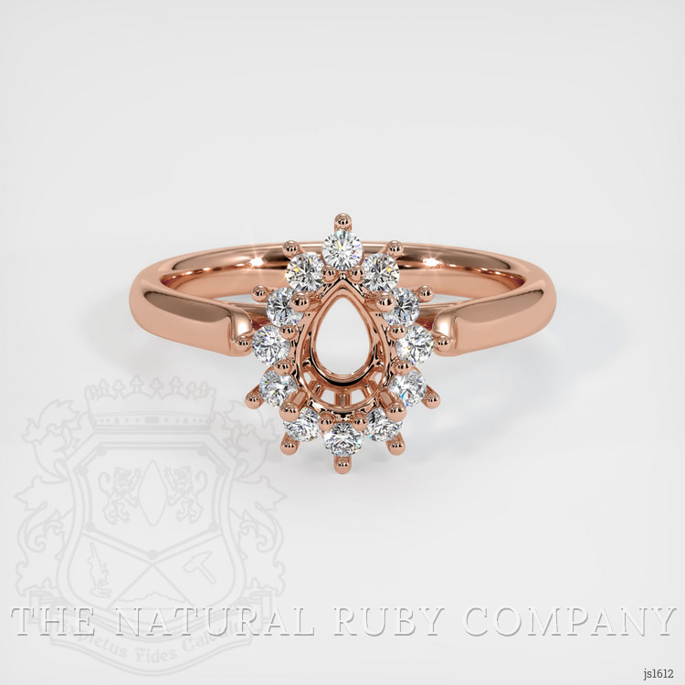 14K Rose Gold Antique Style Ring Setting