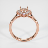 14K Rose Gold Antique Style Ring Setting Image
