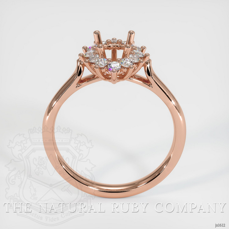 14K Rose Gold Antique Style Ring Setting