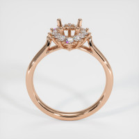 18K Rose Gold Antique Style Ring Setting Image
