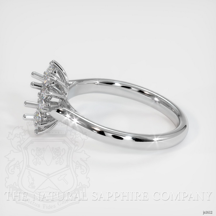18K White Gold Antique Style Ring Setting