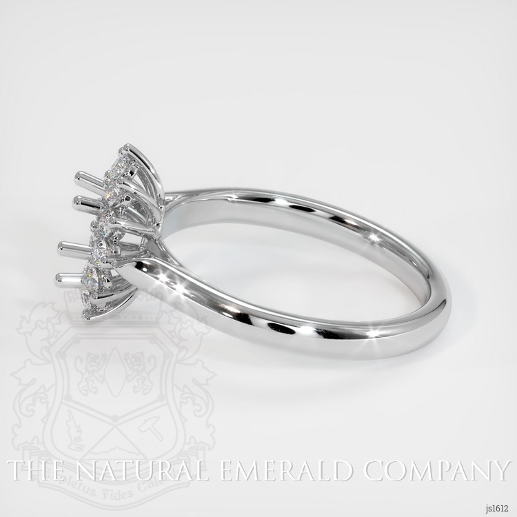 18K White Gold Antique Style Ring Setting