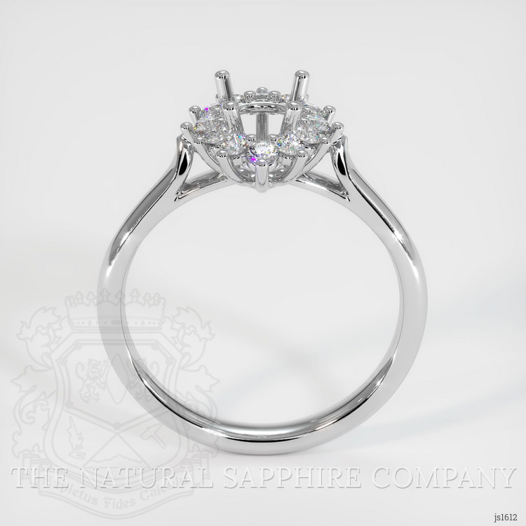 18K White Gold Antique Style Ring Setting