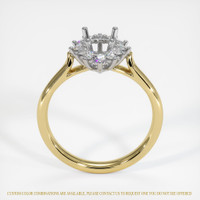 18K White & Yellow Antique Style Ring Setting Image