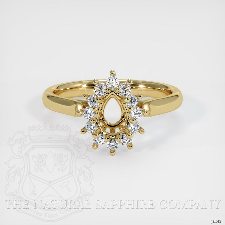 10K Yellow Gold Antique Style Ring Setting