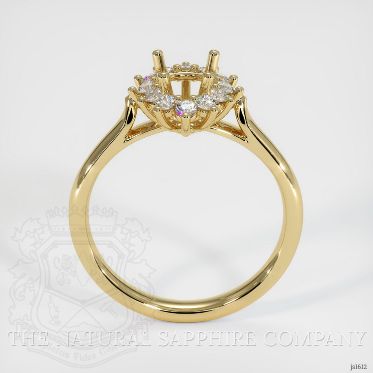 14K Yellow Gold Antique Style Ring Setting