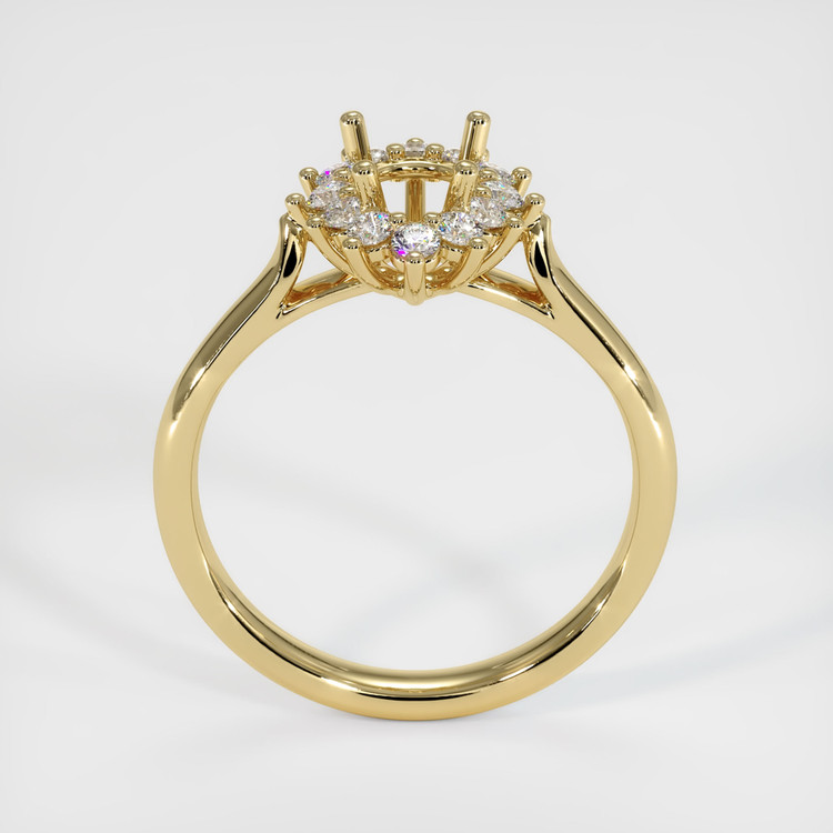 14K Yellow Gold Antique Style Ring Setting