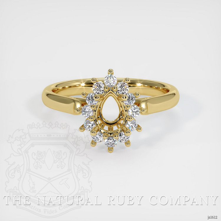 18K Yellow Gold Antique Style Ring Setting