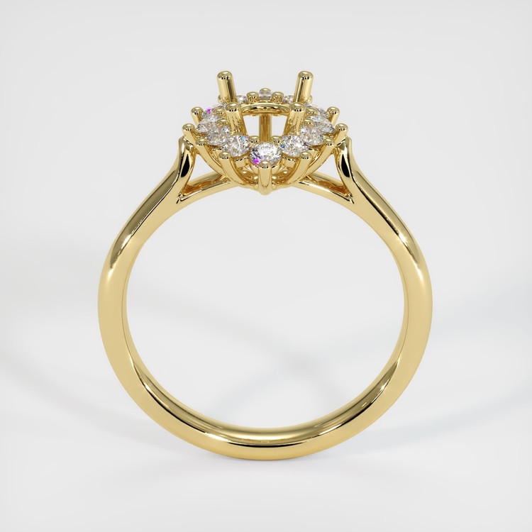 18K Yellow Gold Antique Style Ring Setting