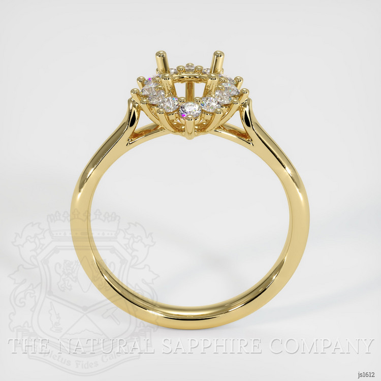 18K Yellow Gold Antique Style Ring Setting