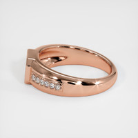 14K Rose Gold Men's Ring Setting Image