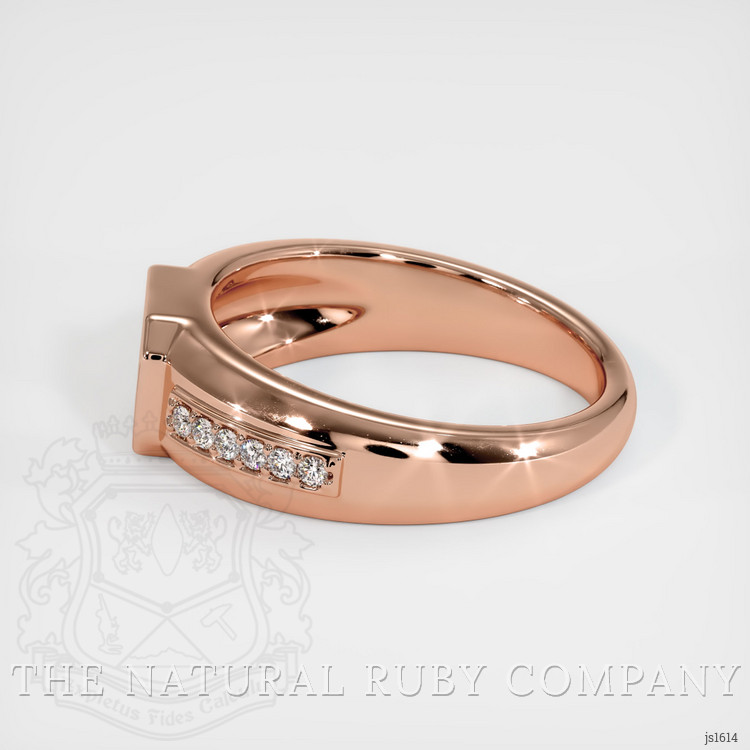 14K Rose Gold Men's Ring Setting