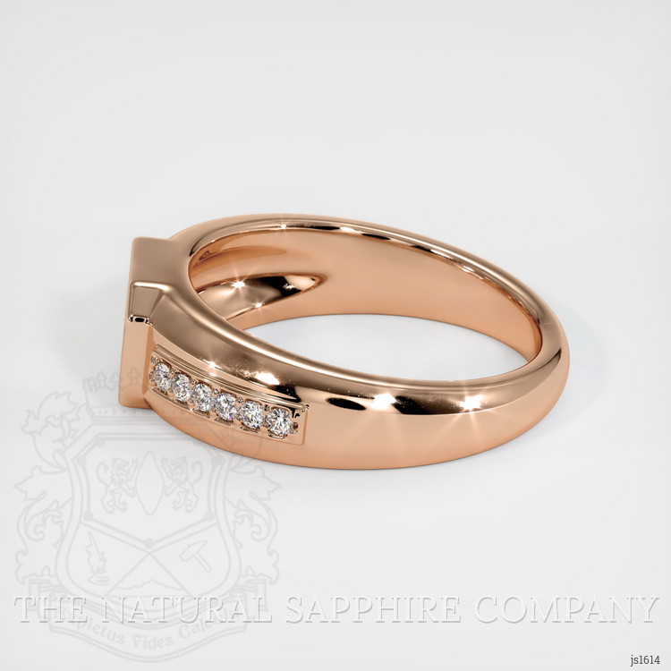 18K Rose Gold Men's Ring Setting