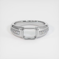 Silver Men's Ring Setting Image