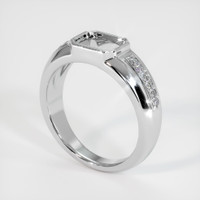 14K White Gold Men's Ring Setting Video