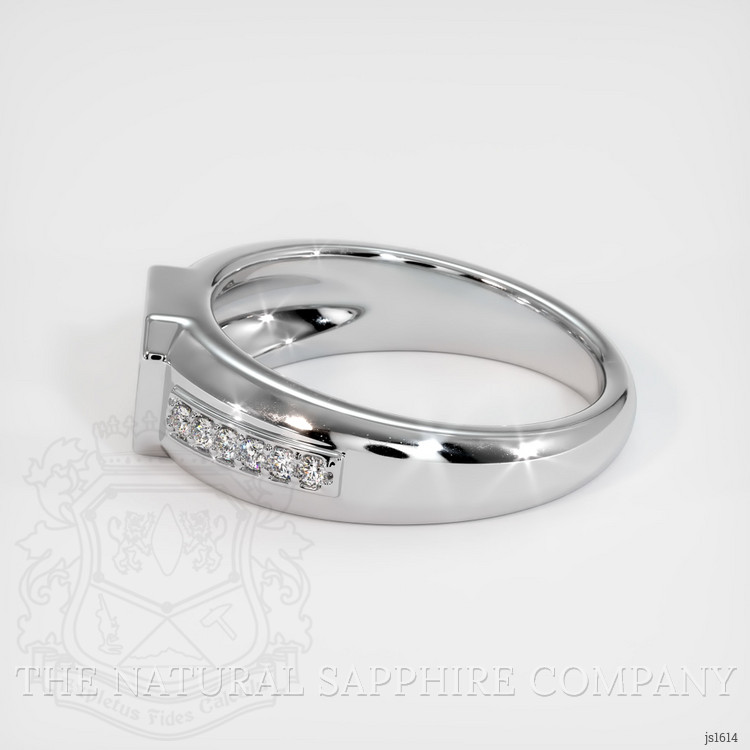 18K White Gold Men's Ring Setting