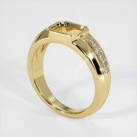 10K Yellow Gold Men's Ring Setting Video