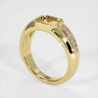 18K Yellow Gold Men's Ring Setting Video