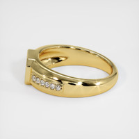 18K Yellow Gold Men's Ring Setting Image