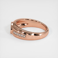 14K Rose Gold Men's Ring Setting Image