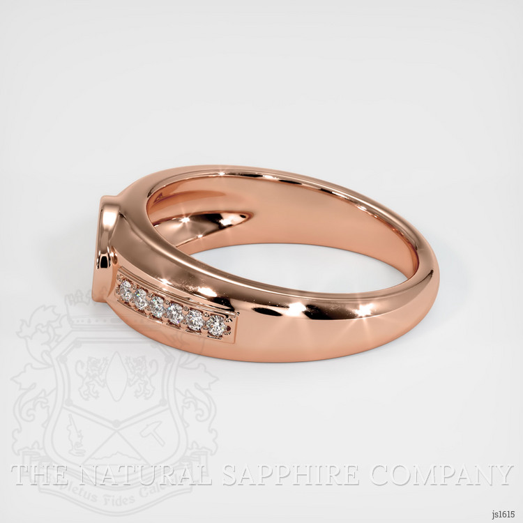 14K Rose Gold Men's Ring Setting