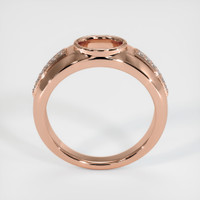 14K Rose Gold Men's Ring Setting Image