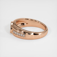18K Rose Gold Men's Ring Setting Image